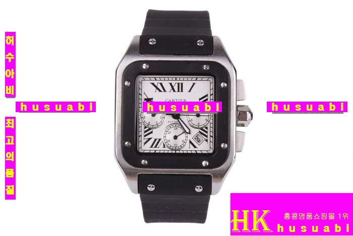 쿡 ڽð.Replica Cartier Japanese Quartz MOVEMENT Black Bracelet men.117-044